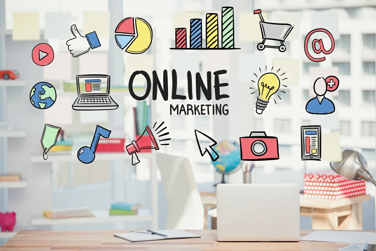 marketing-online-strategy-with-drawings
